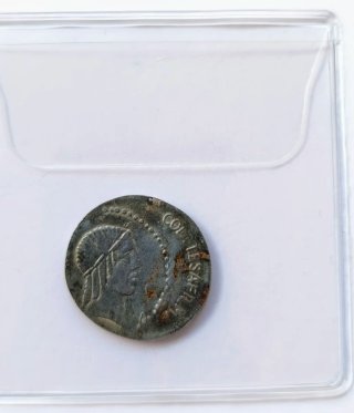 Réplica moneda romana Tesafilm