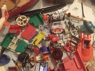 Lote despiece Playmobil para reparar
