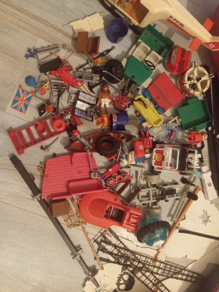 Lote despiece Playmobil para reparar