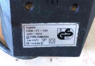 Lampada da tavolo alogena nera