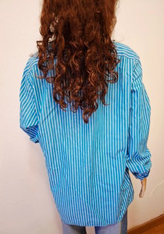 Camisa Tommy Hilfiger Rayas Azul y Blanco