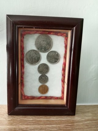 Cuadro Monedas Pesetas Mundial 82