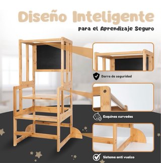 Nuova Torre di Apprendimento Montessori in Bambù
