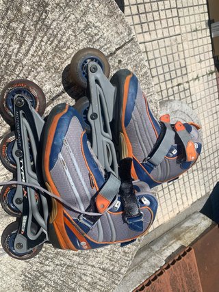 Patines en línea azules talla 38 y lilas 39/40