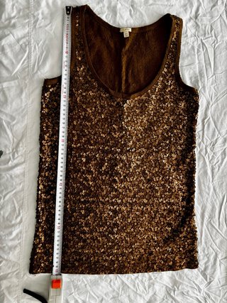 Top J.Crew lentejuelas