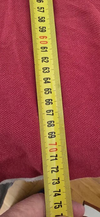 Polo Lacoste Talla 7 Manga Larga Granate