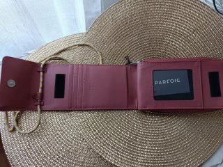 Funda Parfois bandolera móvil rosa empolvado