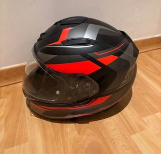 Casco de Moto Scorpion Negro y Rojo