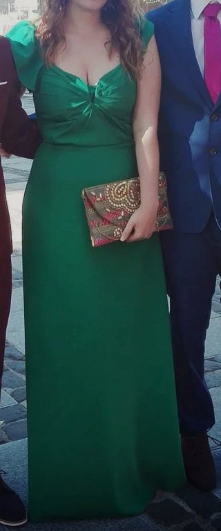 Vestido verde elegante