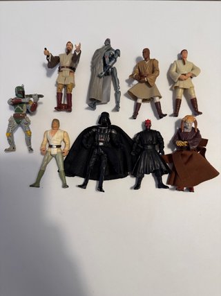 Lote 9 Figuras Star Wars 3.75