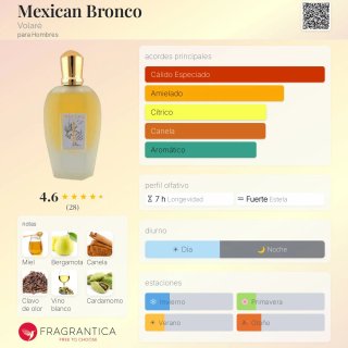 Perfume Mexican Bronco Volaré para Hombres