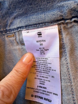 Falda denim G-Star Raw mini - ¡NUEVA!