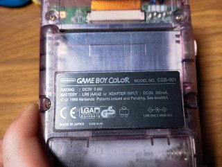 Nintendo Game Boy Color Morado Transparente