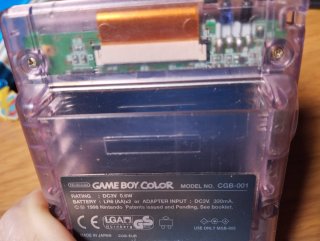 Nintendo Game Boy Color Morado Transparente