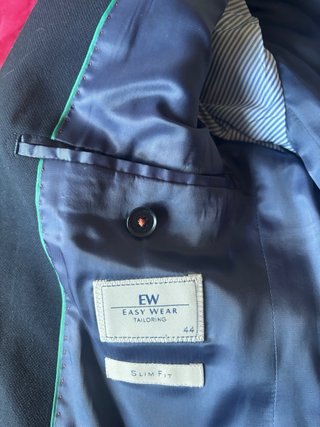 Traje El Corte Inglés Negro Hombre