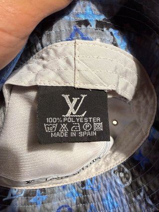 Sombrero Louis Vuitton Azul y Gris