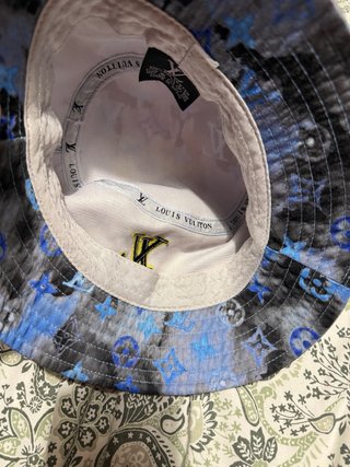 Sombrero Louis Vuitton Azul y Gris