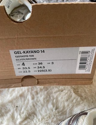 Zapatillas Asics Gel-Kayano Talla 36 Nuevas