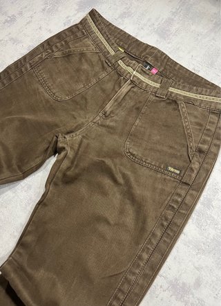 Pantalón niño verde con estampado