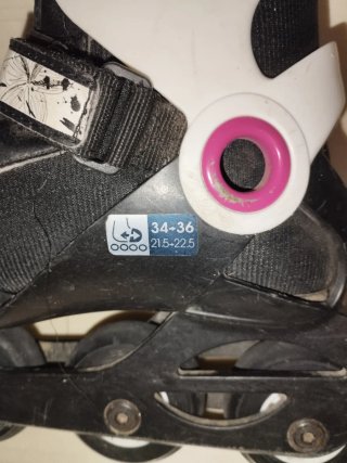 Patines ajustables niña T. 34-36