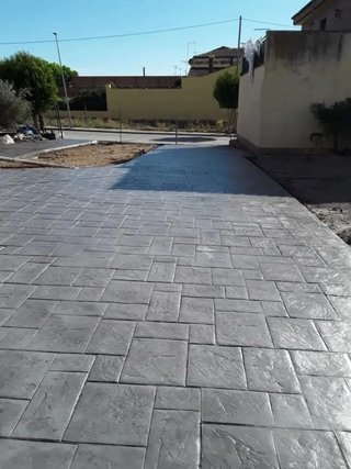Hormigón impreso