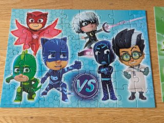 2 Puzzles PJ Mask de 48 piezas