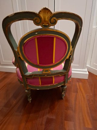 Antica poltrona Luigi XVI