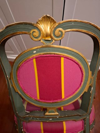 Antica poltrona Luigi XVI