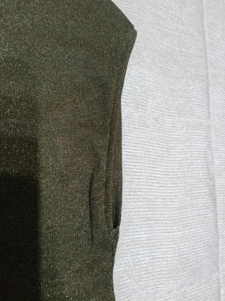 Blusa fiesta dorada verdosa