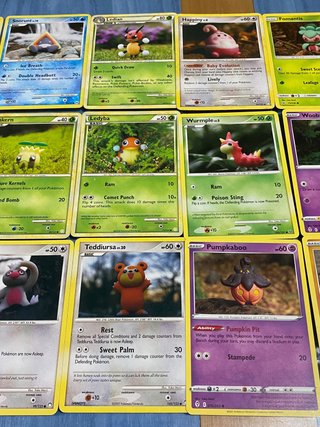 20 cartas pokémon YUKA MORII inglés