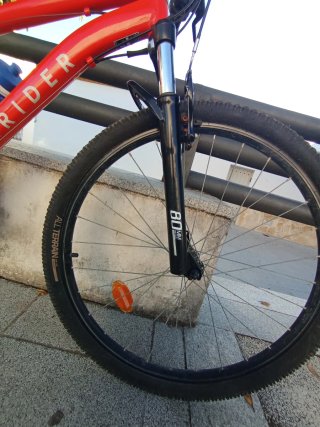 Bicicleta Rockrider EXPL 50 MTB Roja