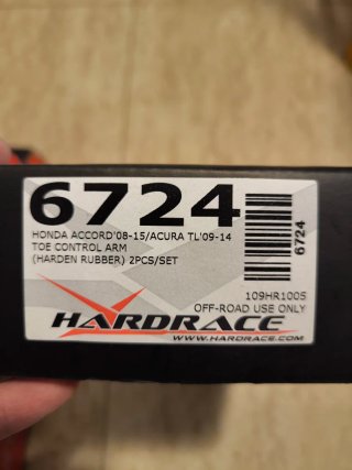 Reguladores Hardrace Honda Accord CU2