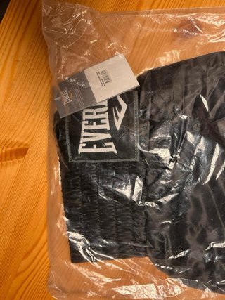 Pantalón Boxeo Everlast Pro Trunks S Negro Nuevo