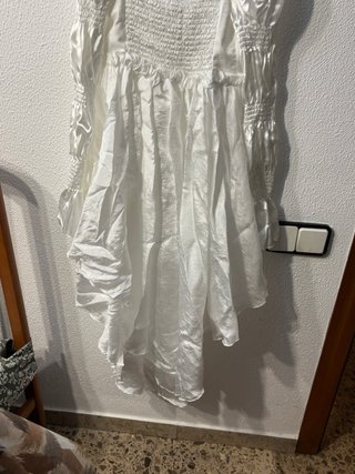 Vestido blanco estilo idol