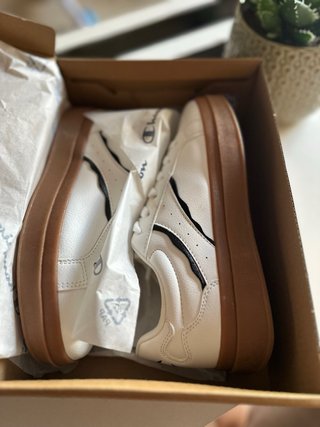 Zapatillas Champion Prestige Blancas y Marrones