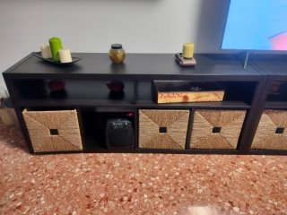 Mueble TV y estantería salón