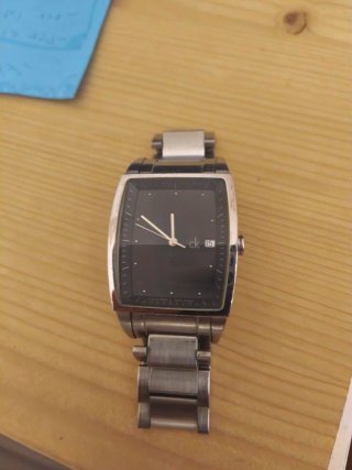 Reloj Calvin Klein Negro y Plateado