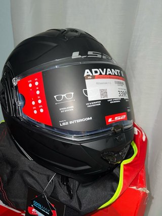 Casco LS2 Advant 2 Negro Talla S Nuevo