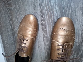 Zapatos Oxford 39 Funchal dorado
