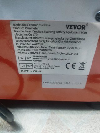 Torno de cerámica eléctrico