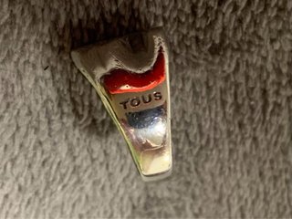 Anillo Tous Oso Plata