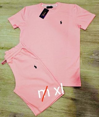 Conjunto Under Armour Hombre Rosa y Negro