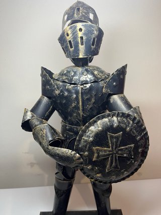 Armatura Cavaliere Decorativa Vintage Metallo