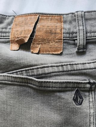 Pantalón Volcom Gris Talla 32
