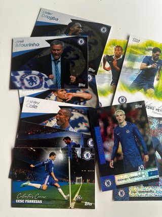 Cromos de fútbol Chelsea Topps Team Set Paralelas