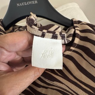Vestido H&M estampado cebra