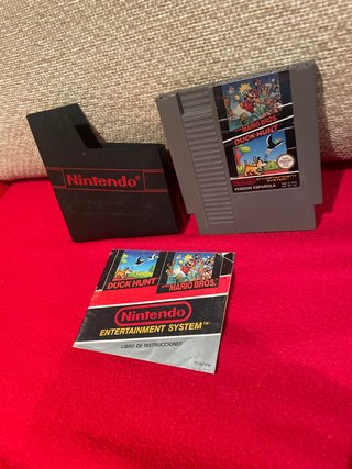 Super Mario Bros & Duck Hunt NES Cartucho