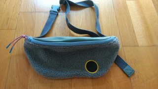 Bandolera Munich gris y verde