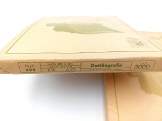 Risme  carta verantina extrafine anni 60 olivetti