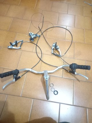 Manubrio Bici Regolabile con Cambio Shimano